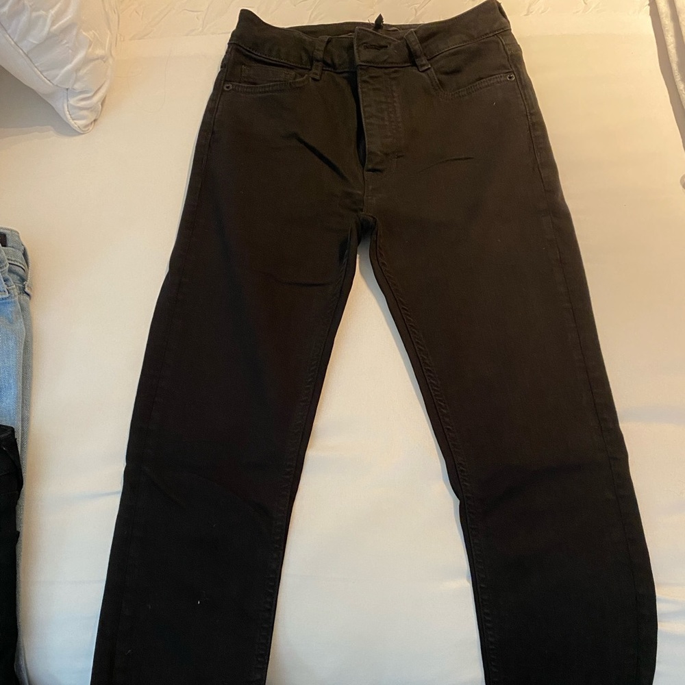 MAJE SKINNY BLACK JEANS SIZE 2